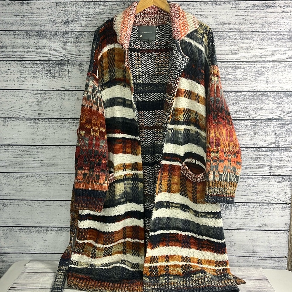 ANTHROPOLOGIE-Belted Cardigan/Sweater